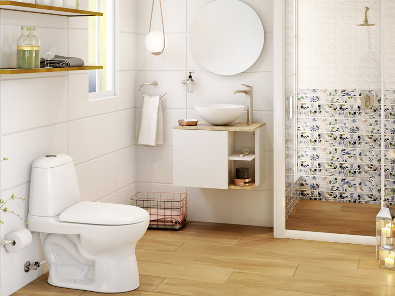 Ambiente de baño corona