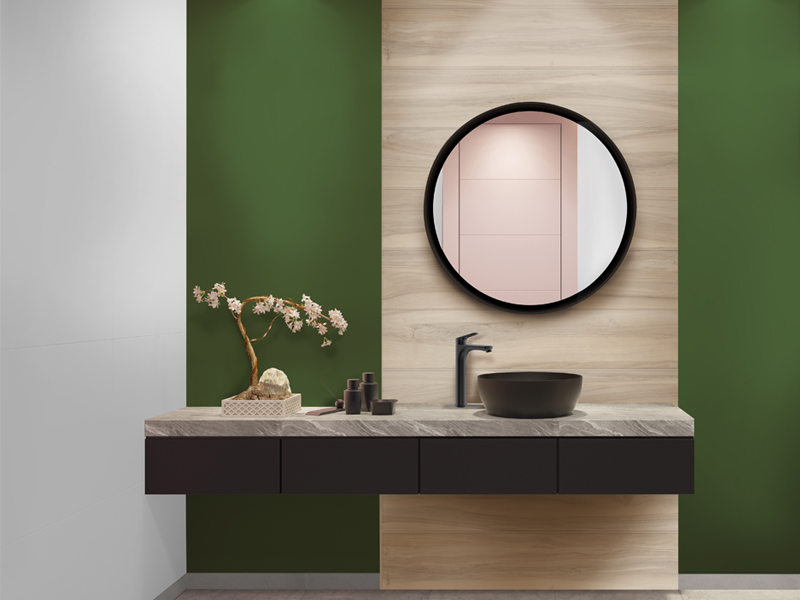 Idea para baño natural en espacios pequeños