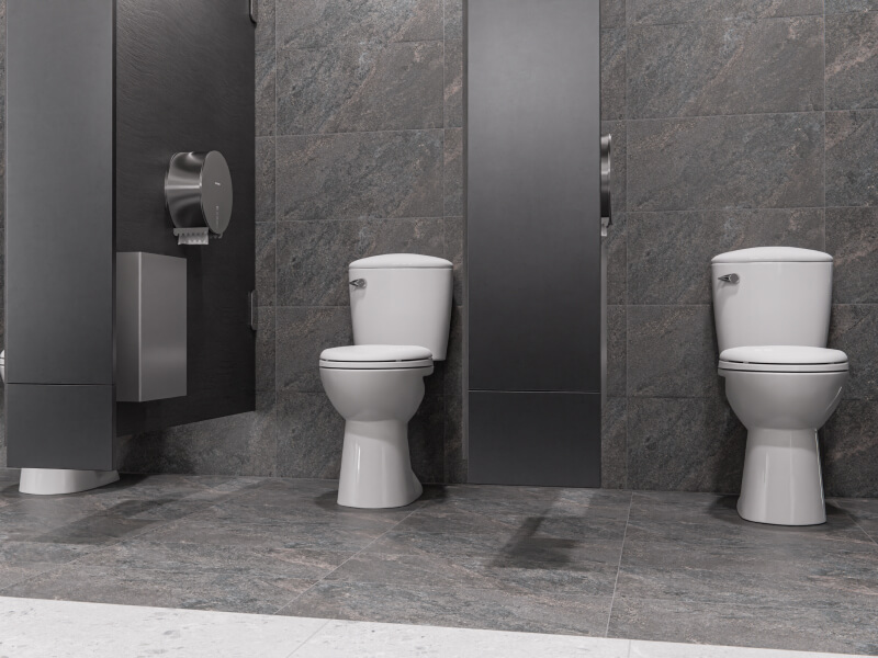 Baño para oficina clásico