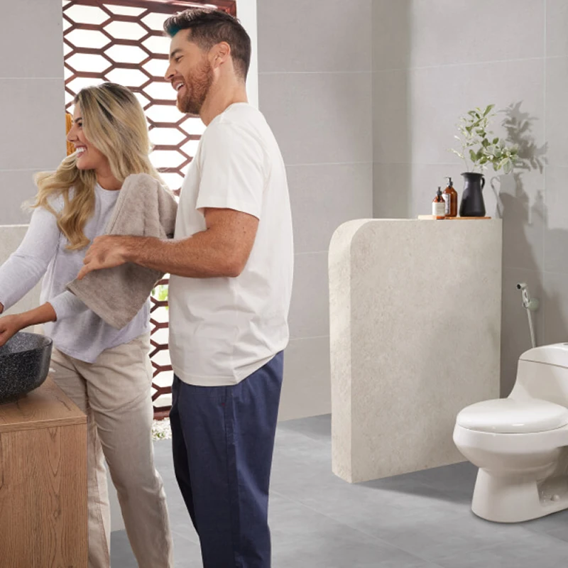 Baño moderno sencillo