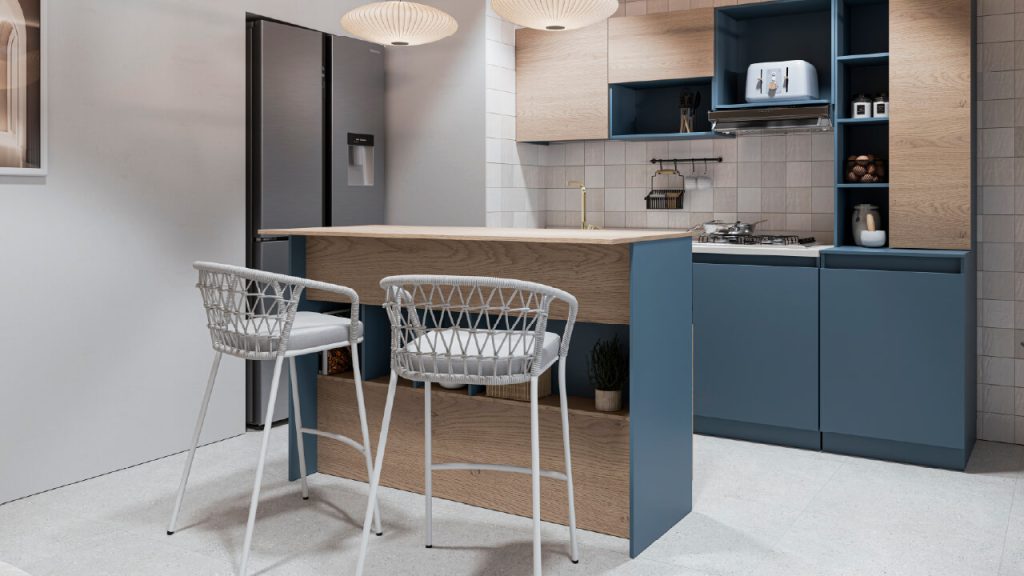 Ambiente Corona con Barra Provenza plus Azul