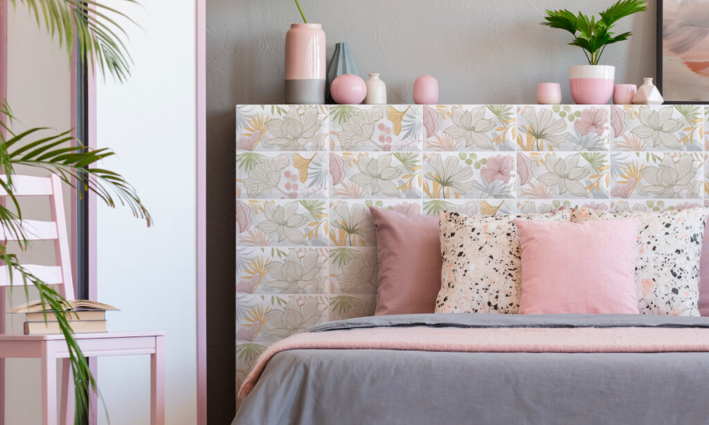 Ambiente Corona habitación con brick campiña Deco multicolor
