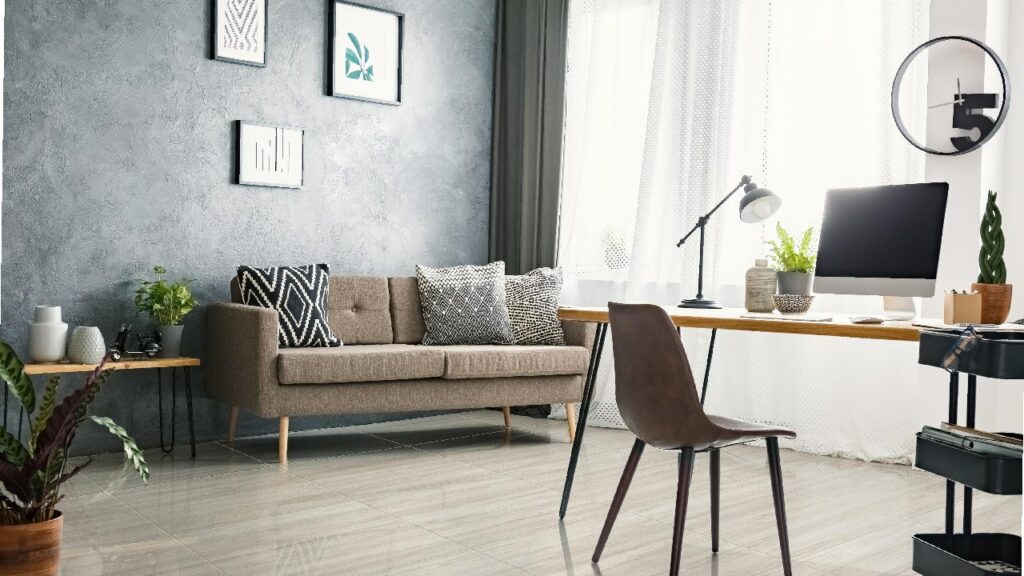 Ambiente sala con computador