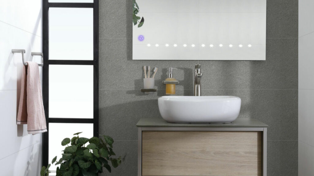 Ambiente Corona con lavamanos Vessel y mueble Cascade Plus