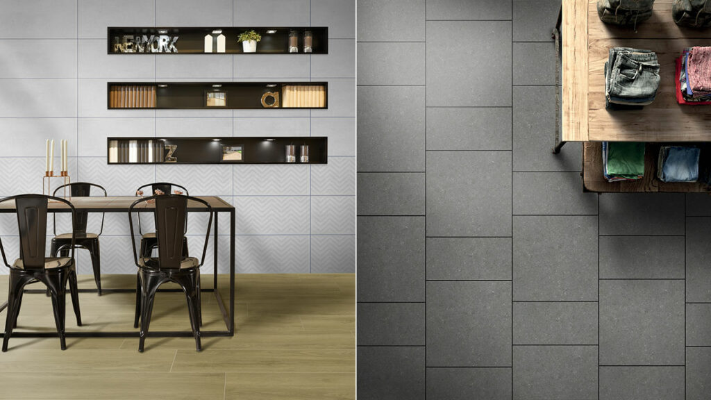 Ambiente Corona con Pared estructurada Munich gris claro