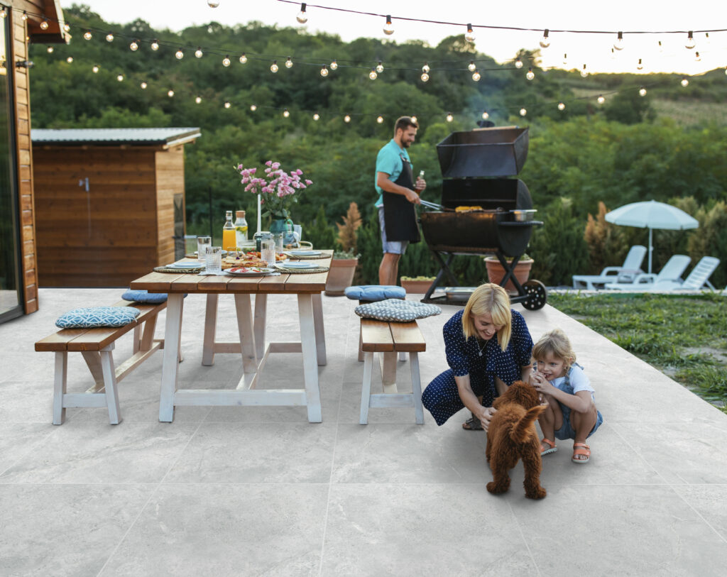 Zona de BBQ para casa campestre