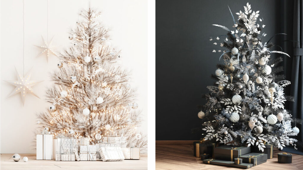 Ambiente Corona con arbol de navidad