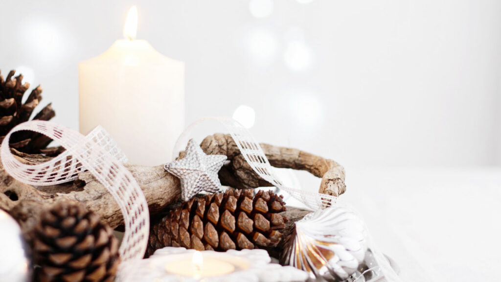 Ambiente Corona navideño