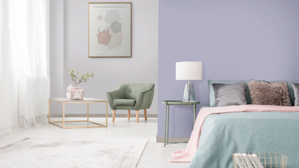 3. Tonos lilas y versátiles