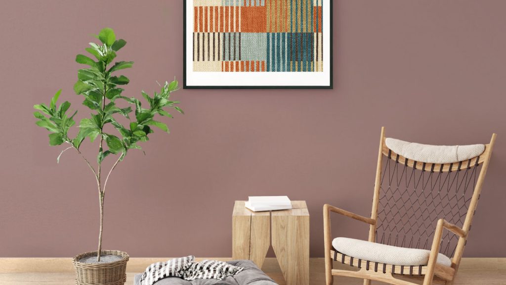 Sala de estar con pintura lavable Corona