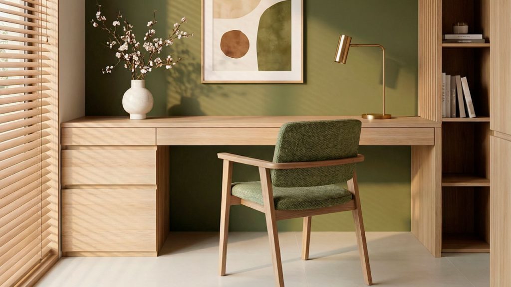 Ambiente Corona con Pared Verde