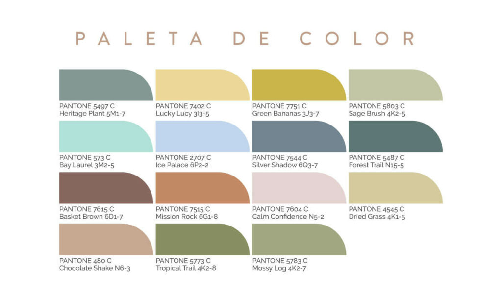 Una paleta de color celestial
