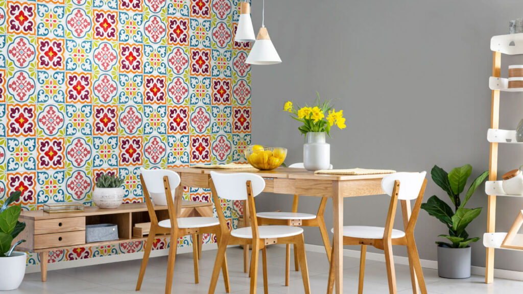 Ambiente Corona con piso pared Palmi Lis Multicolor