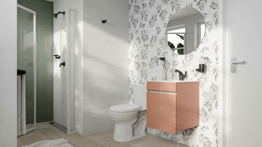 Ambiente Corona con Mural Sereni Gris