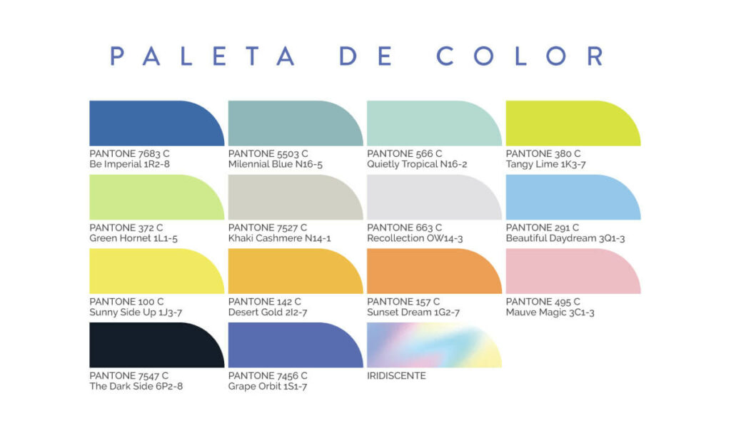 Colores intensos y vibrantes