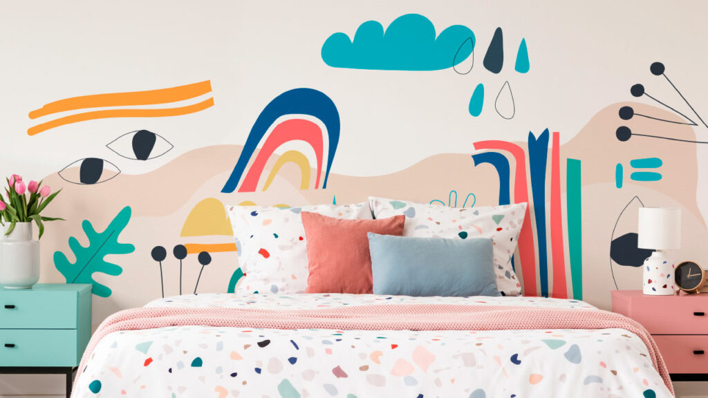 5 murales que puedes hacer en casa