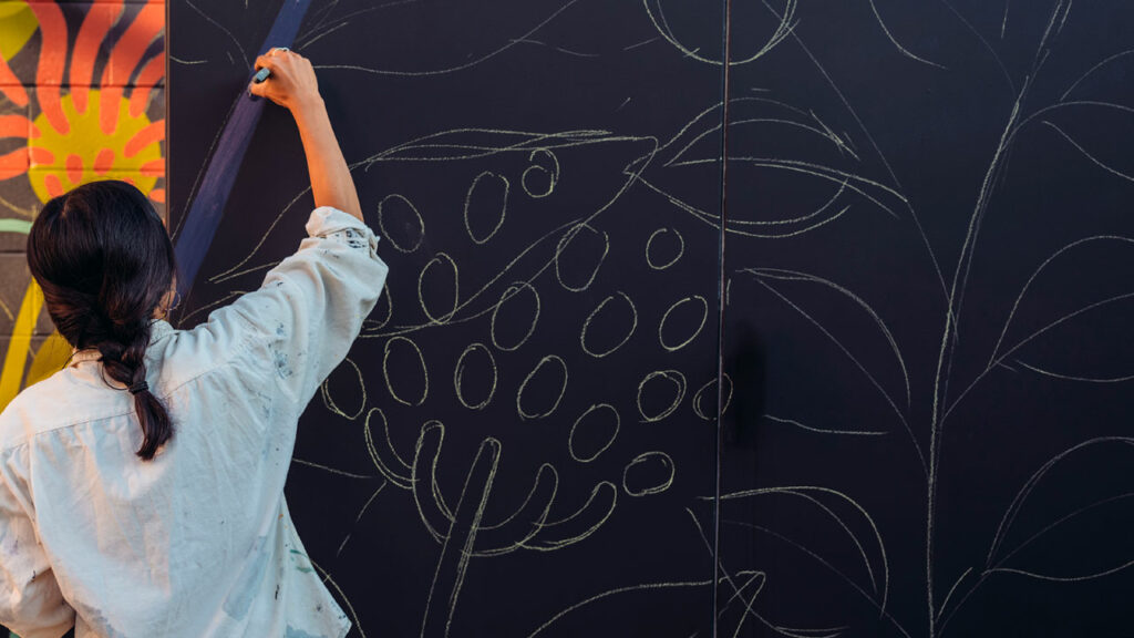 5. Transfiere el diseño al muro