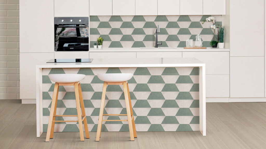 Ambiente Corona con piso pared hexágono Marden
