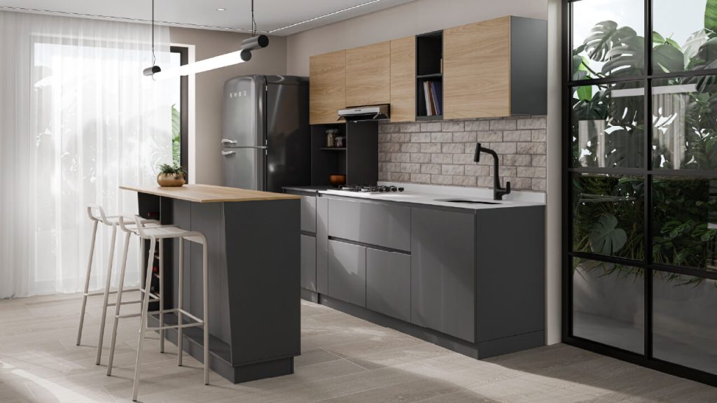 Ambiente Corona con la cocina Savona