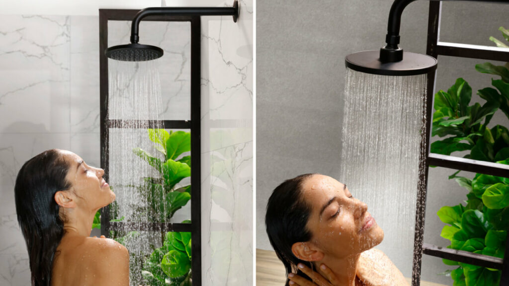 Ambiente baño Corona con ducha Koral Monocontrol PRO Mate Black