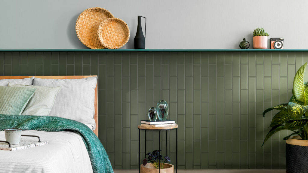 Ambiente Corona con Bricks Verde Oliva 