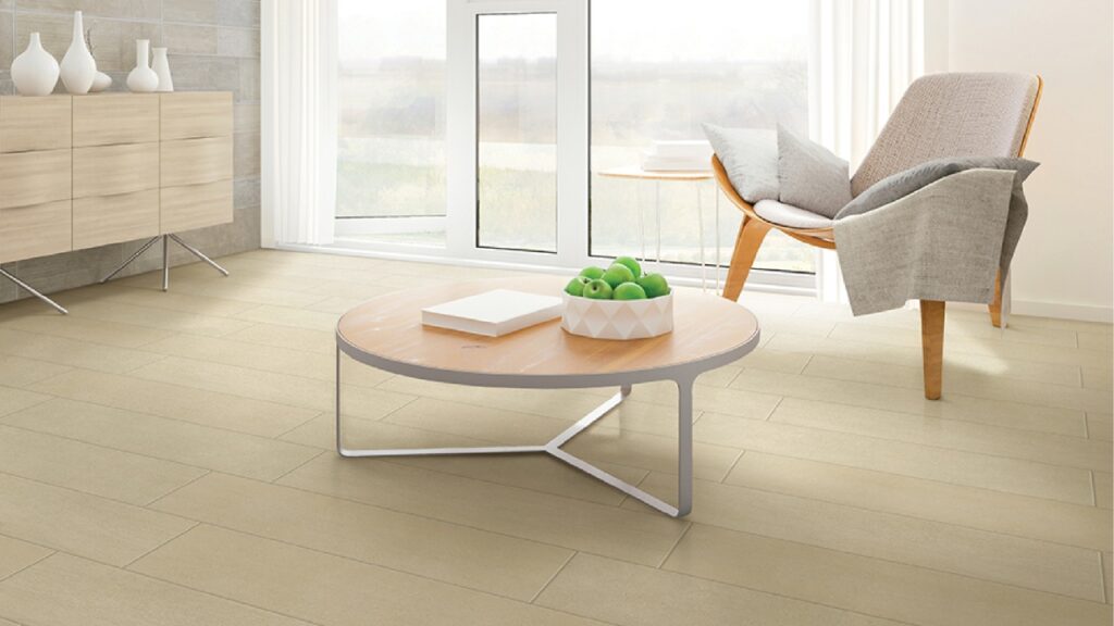 Ambiente sala minimalista Corona