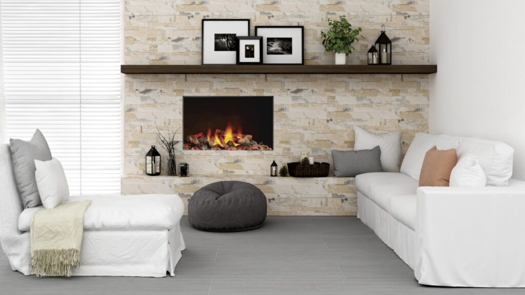 Sala Corona con chimenea