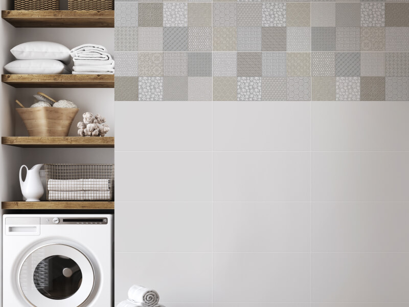 Cocina moderna con isla y comedor