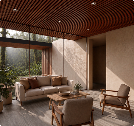 Villa cedro vista interior