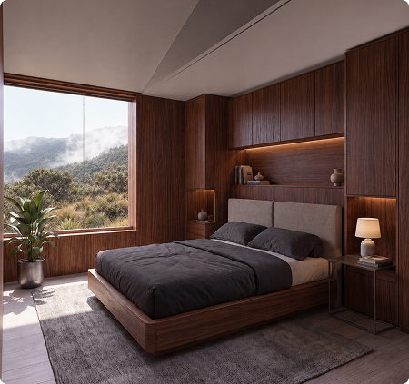 Villa cedro vista interior