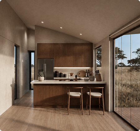 Villa cedro vista interior