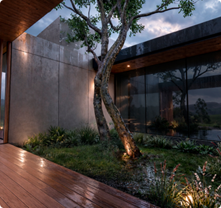 Villa roble vista exterior