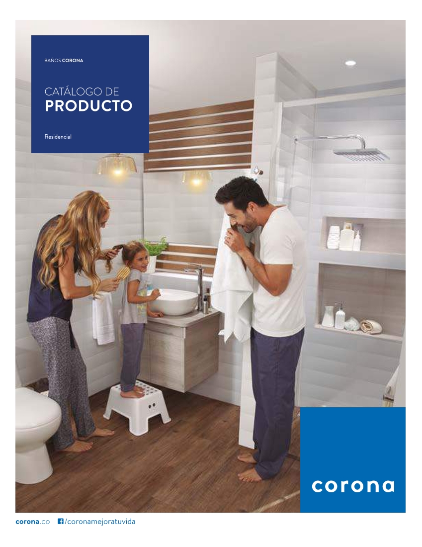 Catálogo de baños residenciales Corona