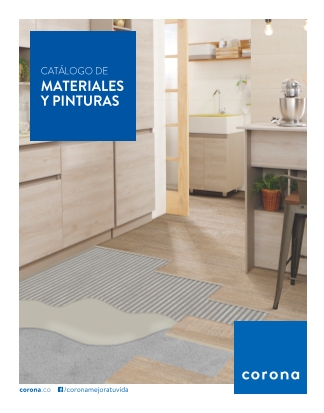 Catálogo de materiales y pinturas Corona 2025