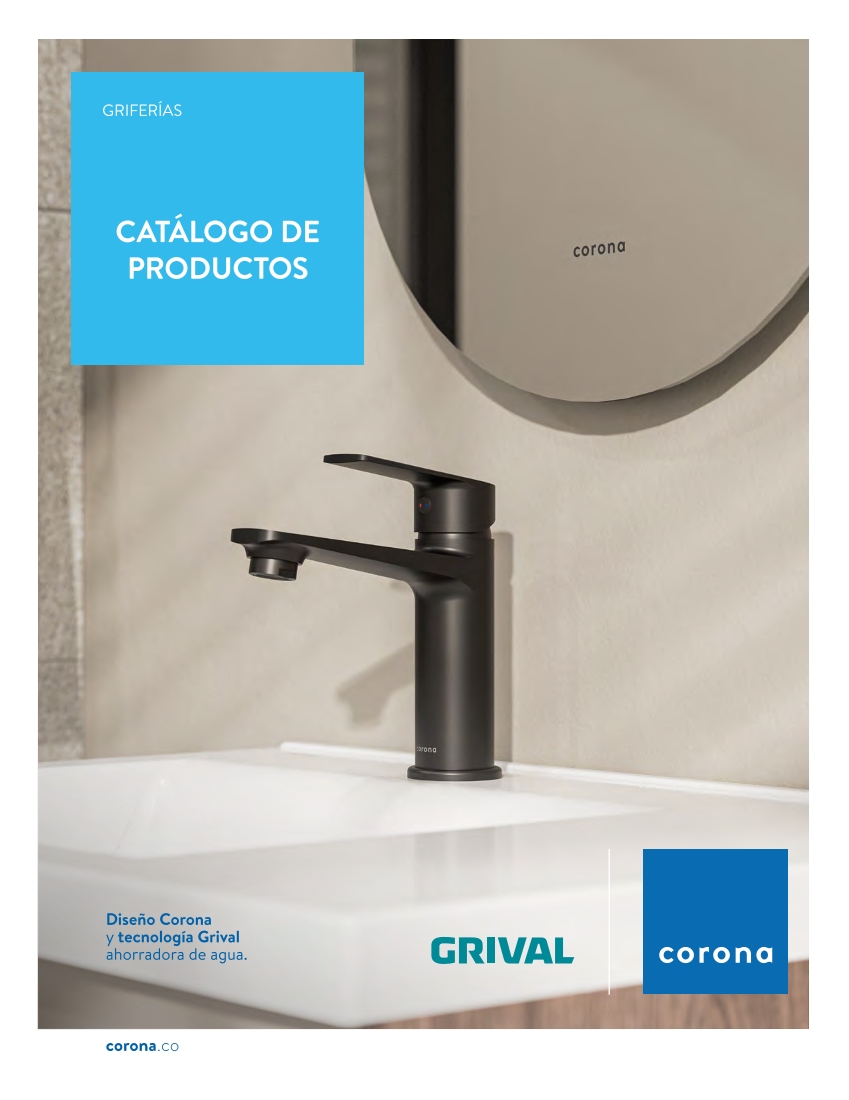 catálogo griferias Corona 2025