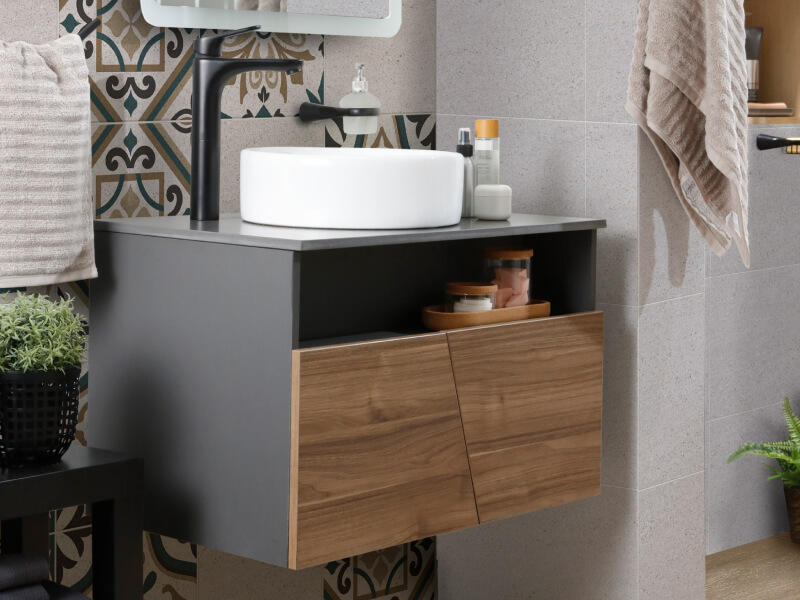 Mueble baño con diseño funcional