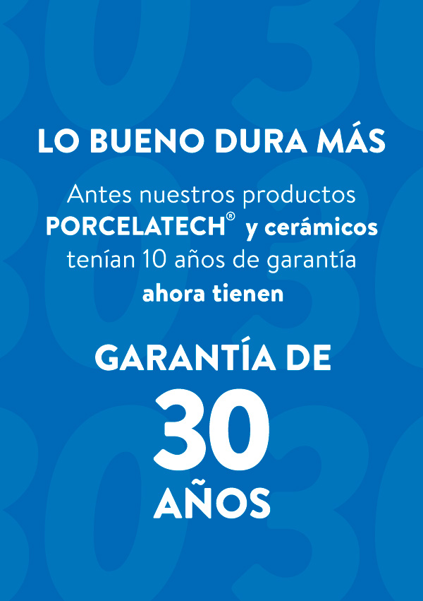 Garantía de 30 años para pisos Porcelatech Corona