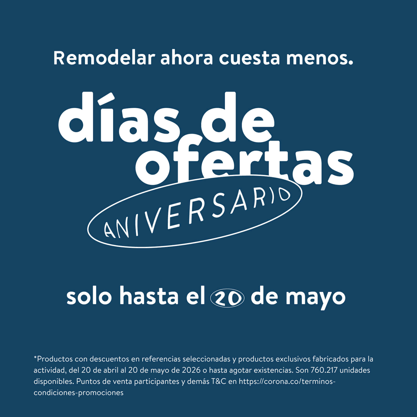 Aniversario corona 2026 ofertas y promociones