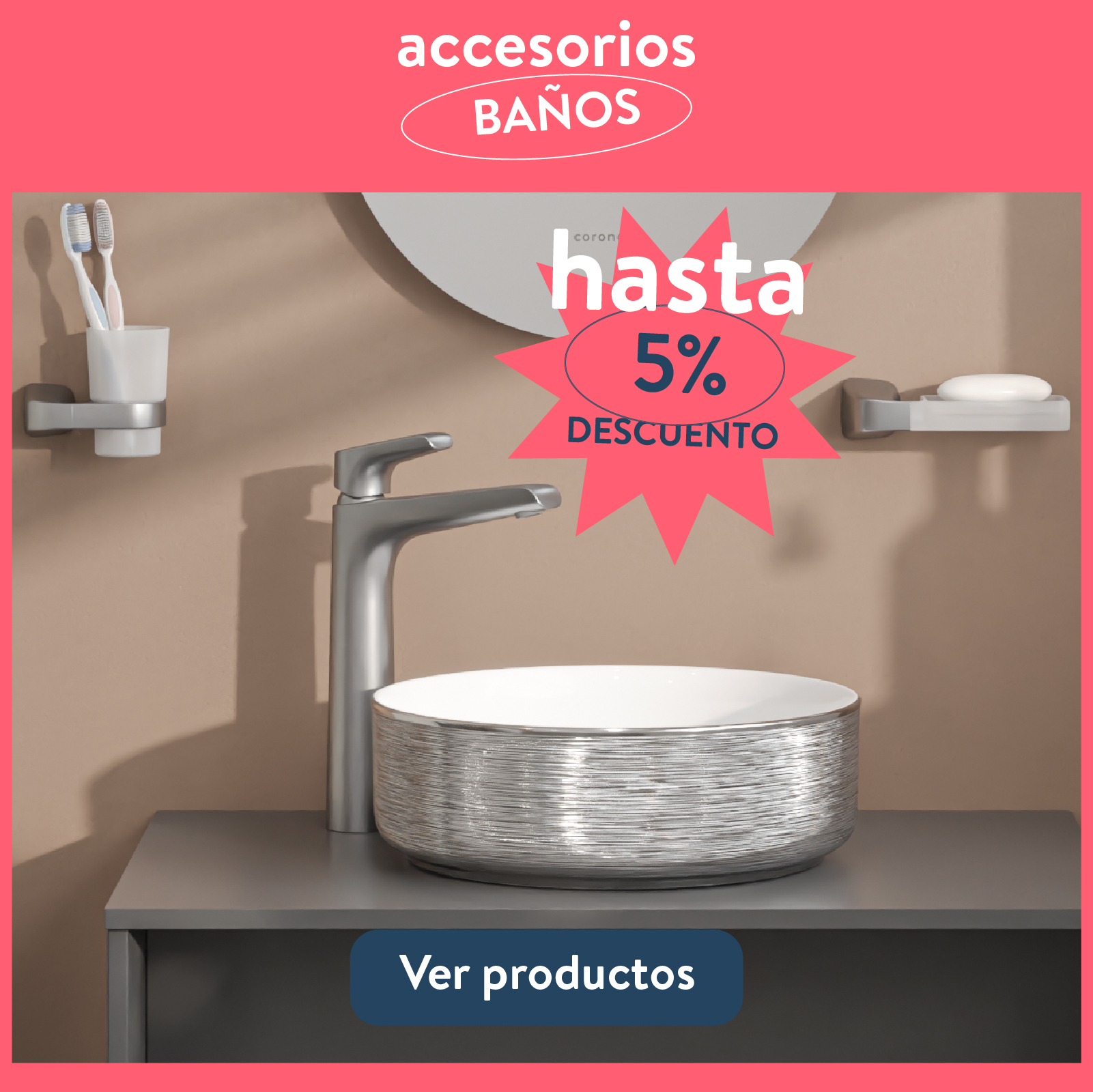 Accesorios Corona Aniversario 2026