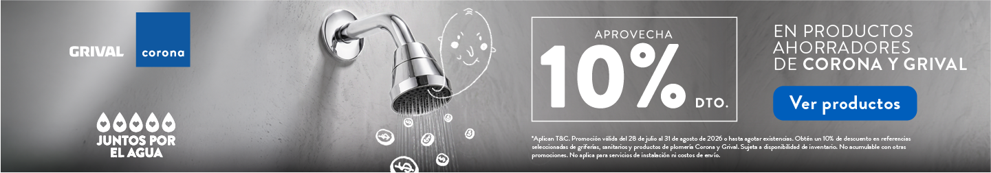 Banner descuento 10% en productos ahorradores