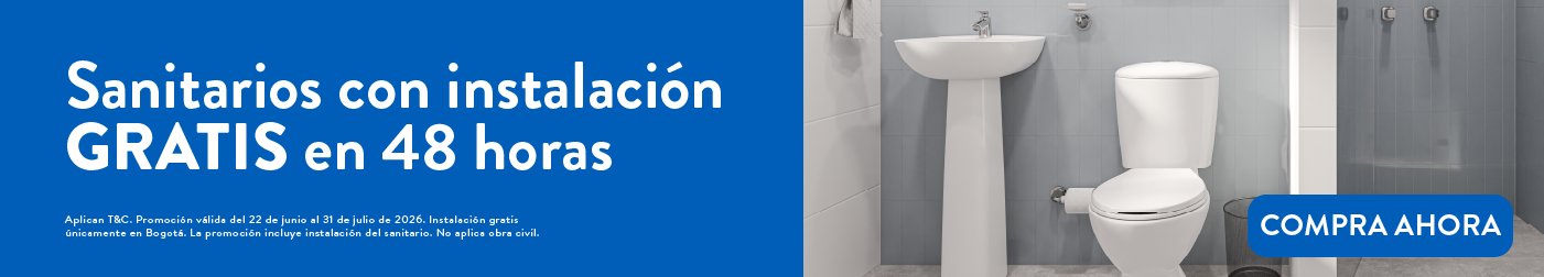 Compra un sanitario individual y llévate gratis su instalación!